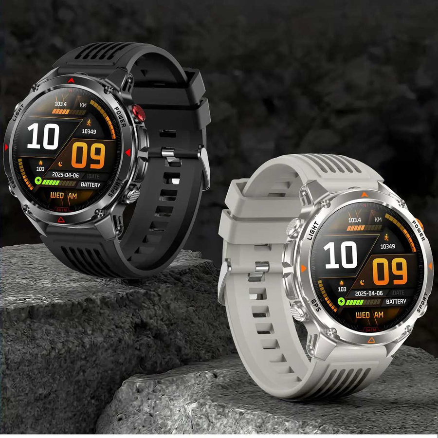 Lucky Start Smartwatch, Silber, Silikon, Herren, 10 ATM - Bild 4
