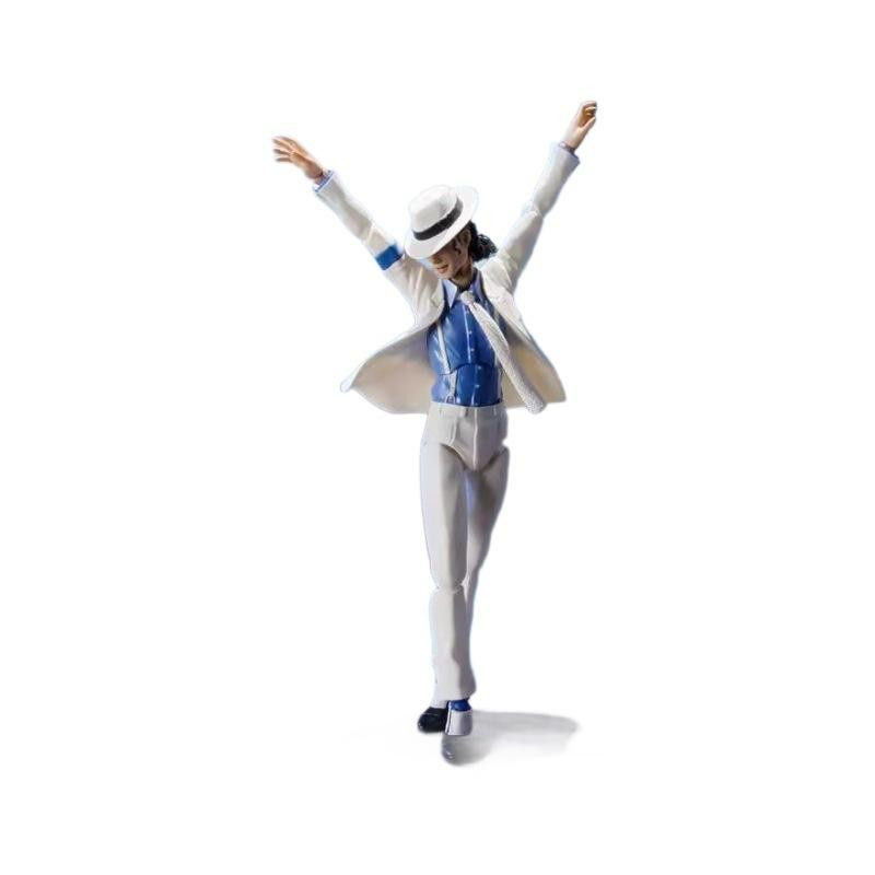 Michael Jackson Moonwalk Actionfigur, 14cm, Weiß, Rot, ab 14 Jahren - Bild 3