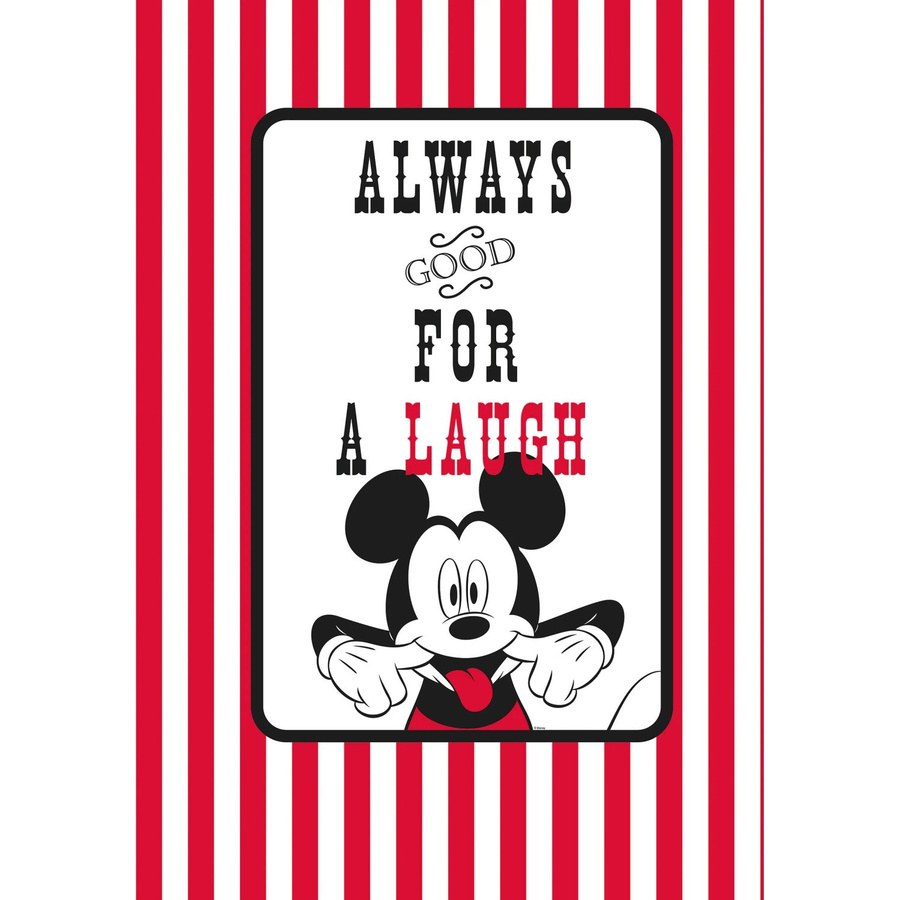Komar Wandbild Mickey Mouse Lines Paper Poster Multicolor B: 50 cm, H: 70 cm - Bild 2