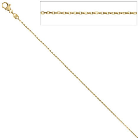 Colfem Ankerkette 585 Gelbgold, 42 cm, Unisex - Bild 1