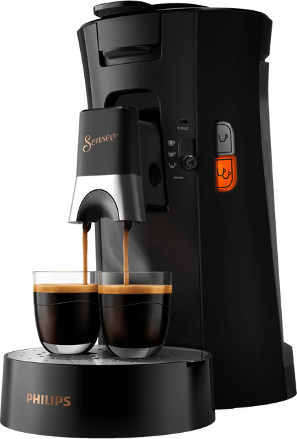 Philips Senseo Select CSA240/60 Kaffeepadmaschine in Schwarz mit programmierbaren Portionen und Abschaltautomatik - Bild 1