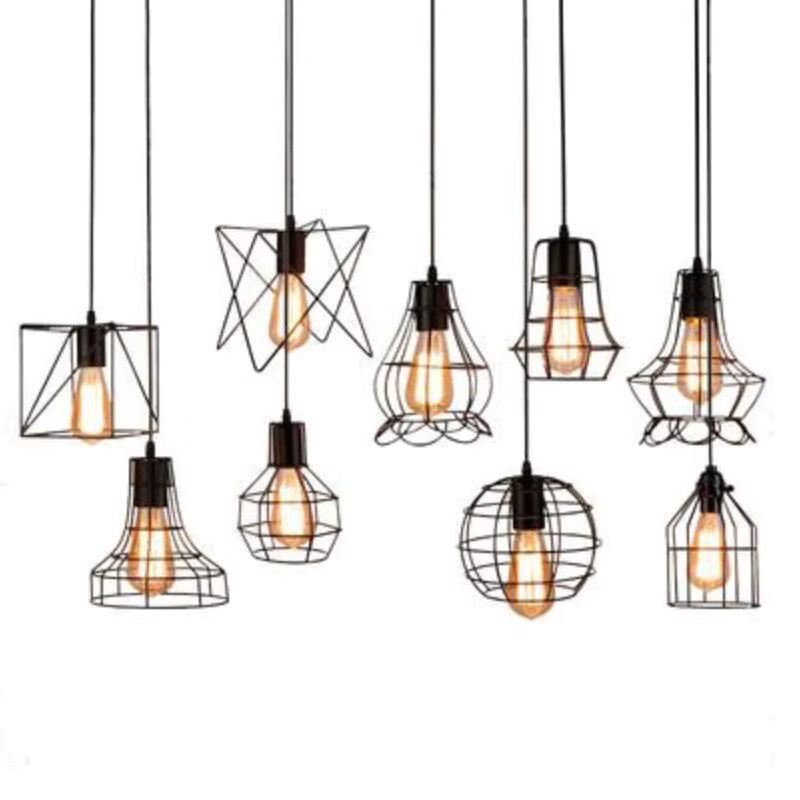Lyfs LED-Pendelleuchte im Retro-Design aus Metall als Vogelkäfig-Hängelampe in Schwarz für Wohnzimmer und Schlafzimmer - Bild 2