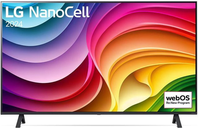 LG Nanocell TV 65NANO82T6B 4K UHD Smart TV in Schwarz mit Wi-Fi, Bluetooth und HDMI/USB-Anschlüssen - Bild 1
