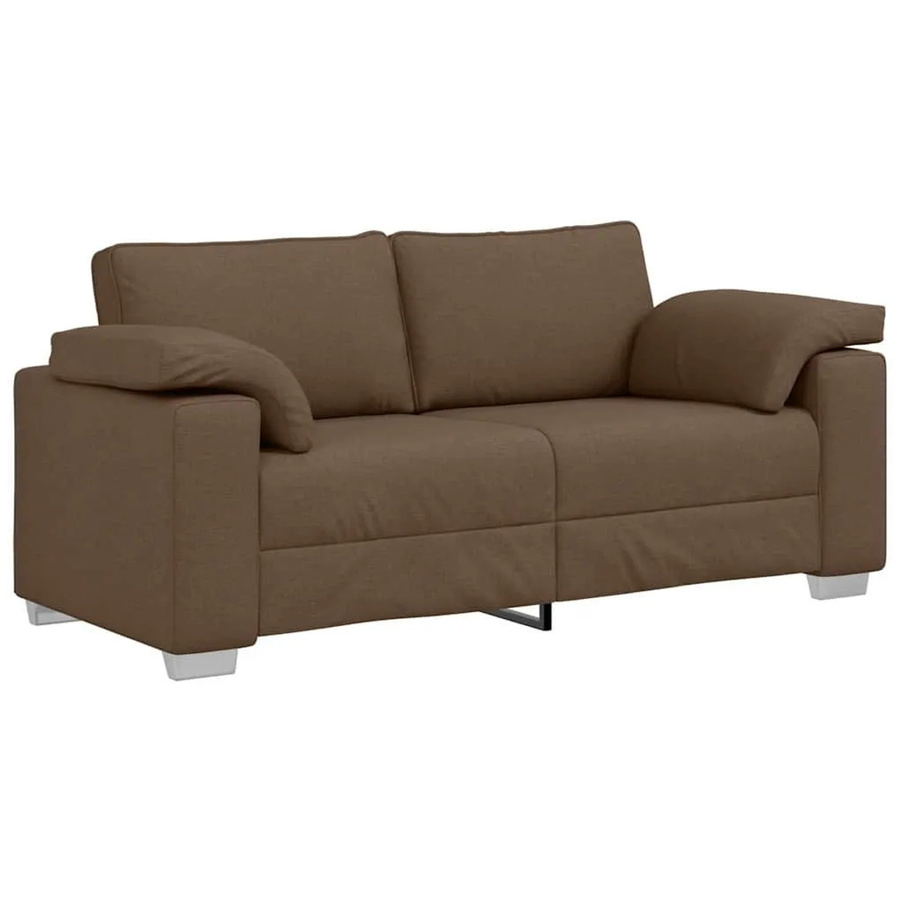 vidaXL Sofa in Braun mit Stoffbezug, Modernes Design für das Wohnzimmer, B/T/H: 180 x 80 x 82 cm - Bild 2