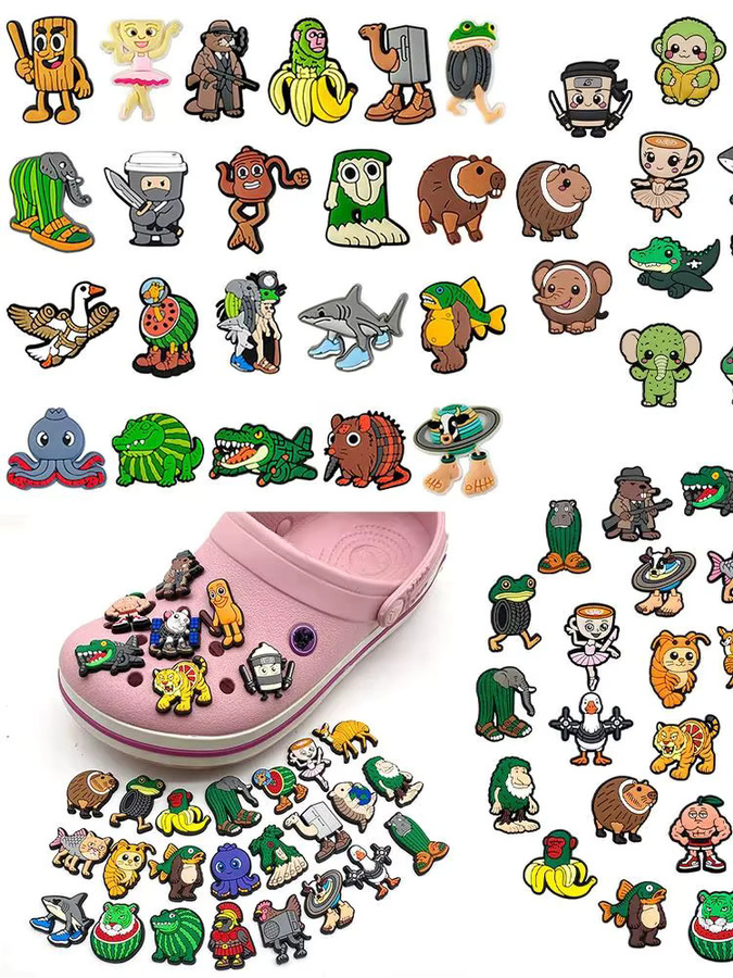 Schuhcharms Berge und Meere Cartoon, Kinder - Bild 6