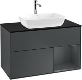 V&B Waschtischunterschrank Finion 100 in Lackausführung, B/T/H: 100 x 50,1 x 50,1 cm - Bild 1