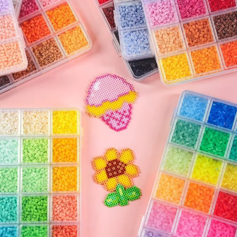 Hama Perler Hama Beads Set, DIY Puzzle-Bastelset, 24 Farben - Bild 2