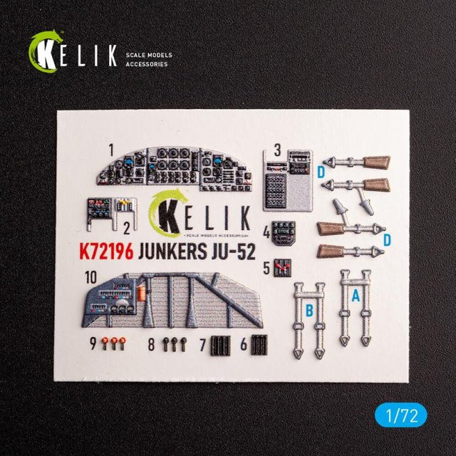 Italeri Ju-52 Interior 3D-Decals - Bild 1