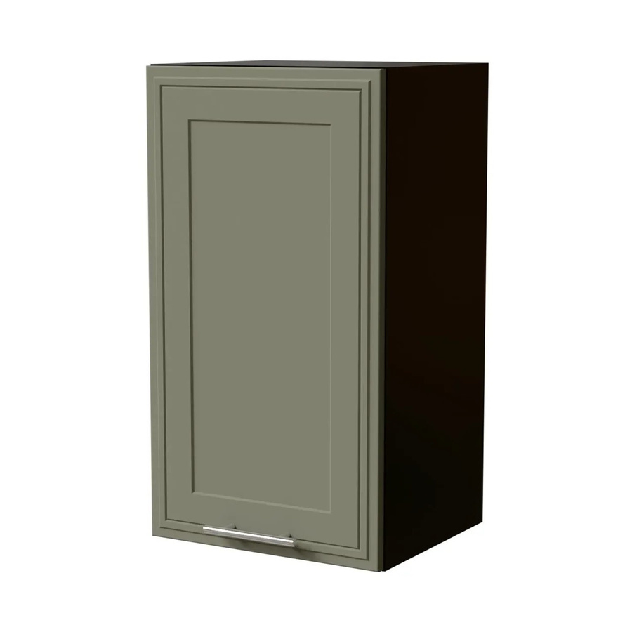 Feldmann-Wohnen Hängeschrank Salo W2 in Schwarz und Reed Green Matt mit Kassettenoptik, B/T/H: 40 x 32,5 x 72 cm - Bild 2