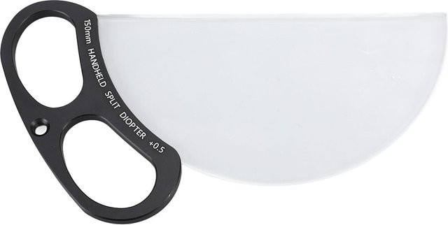 Shoemst Split Diopter Filterlinse 1/2 Handheld Spezialeffekt Prismafilter für Filmzubehör, Weiß, 150 mm - Bild 1