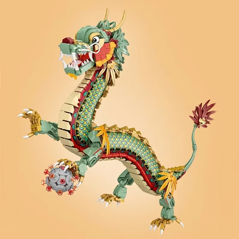 LOZ Mini-Bausteine chinesisches Drachenmaskottchen ab 6 Jahren - Bild 2