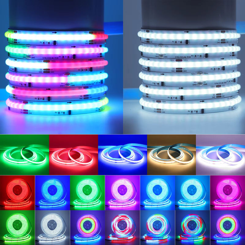 GAHADA COB LED Streifen RGB Multicolour, flexibles LED Band mit 120 LEDs/m für den Raum - Bild 4