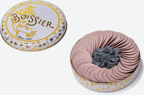 Maison Boissier Veilchen- und Schokoladenblätter 70 g - Bild 1