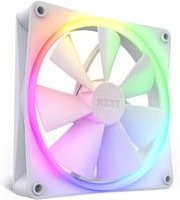 NZXT F140 RGB Single Gehäuselüfter, Multicolor, Weiß, B/T/H: 14 x 14 x 2,6 cm - Bild 1