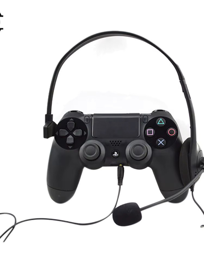WYMECT Einseitiges Operator-Headset mit Mikrofon und Geräuschunterdrückung in Schwarz - Bild 3