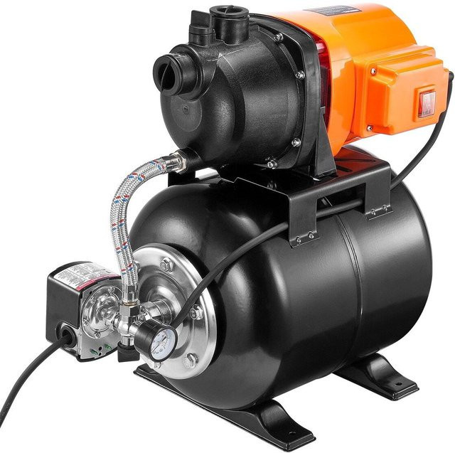 Buying Solutions MB 1 PS Flachbrunnenpumpe mit Druckbehälter und 1000 GPH Bewässerungs-Boosterpumpe - Bild 1