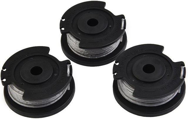 3er-Pack Spulenschnurzubehör F016800569 für Bosch in Schwarz - Bild 1