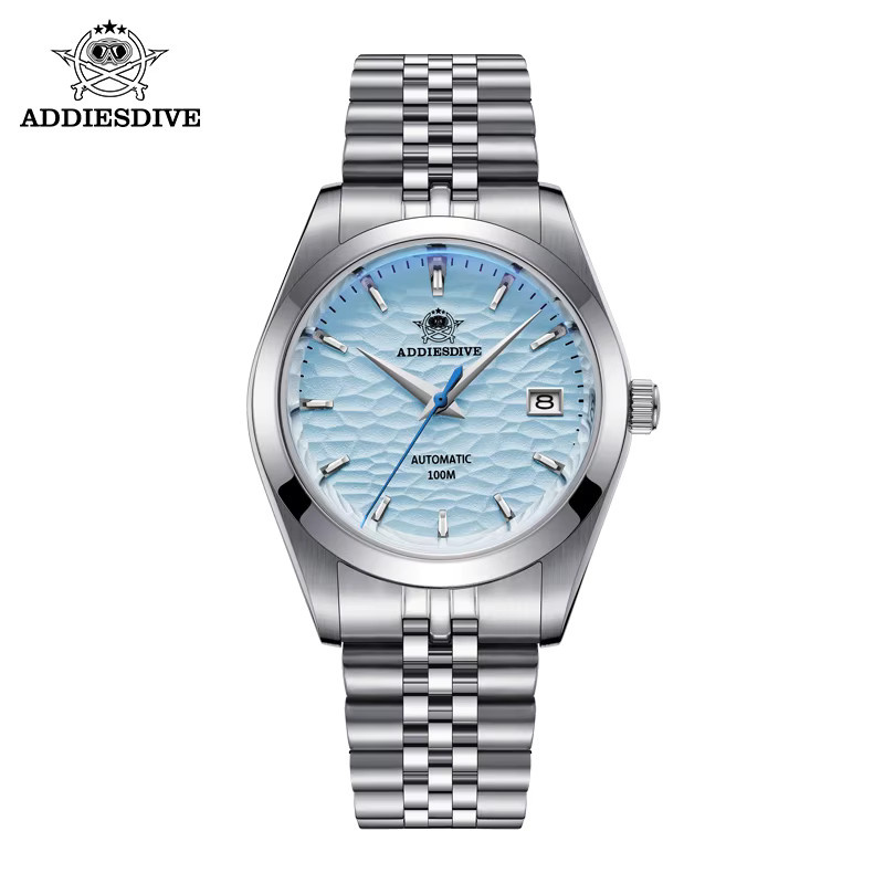 ADDIESDIVE Armbanduhr, Automatik, Edelstahl, Blau, 10 ATM, Herren - Bild 6