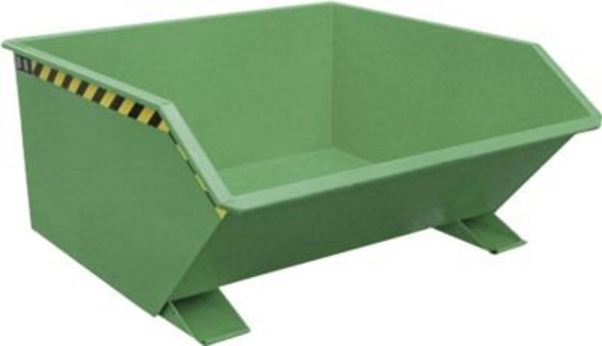 Kippbehälter Typ GU von Bauer, 750 Liter, grün - Bild 2