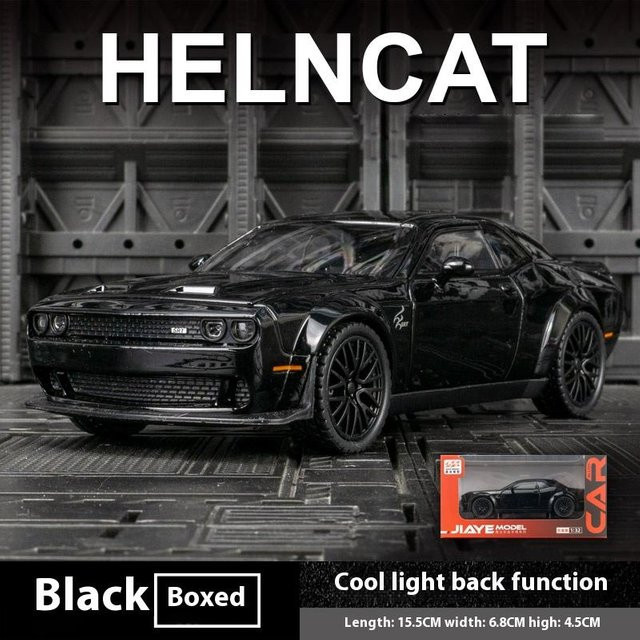 Linyi toy car Hellcat Legierungsmodell Spielzeugauto, 1:32, Metall, ab 14 Jahren - Bild 1