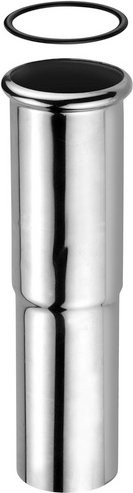 WELLWATER Verlängerungsrohr aus Messing in Silber, Durchmesser: 32 mm - Bild 1