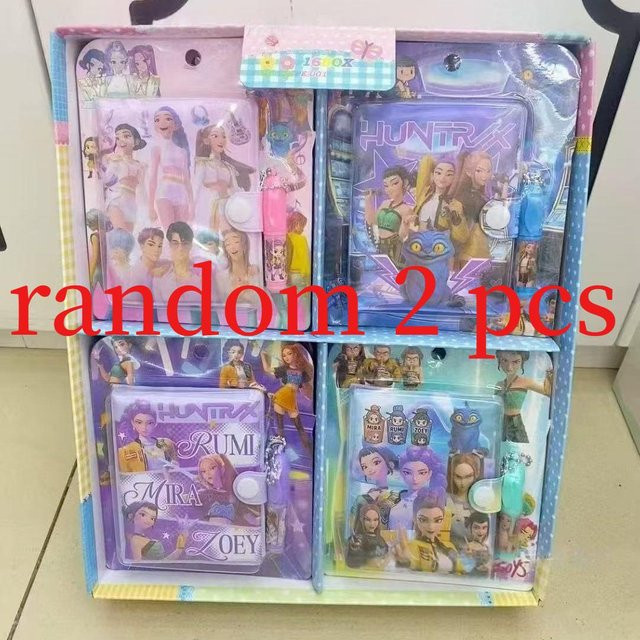 Yiran toy 1 KPOP Dämonenjäger Notizbuch mit Stift-Set in Multicolour für Schüler und Fans - Bild 1