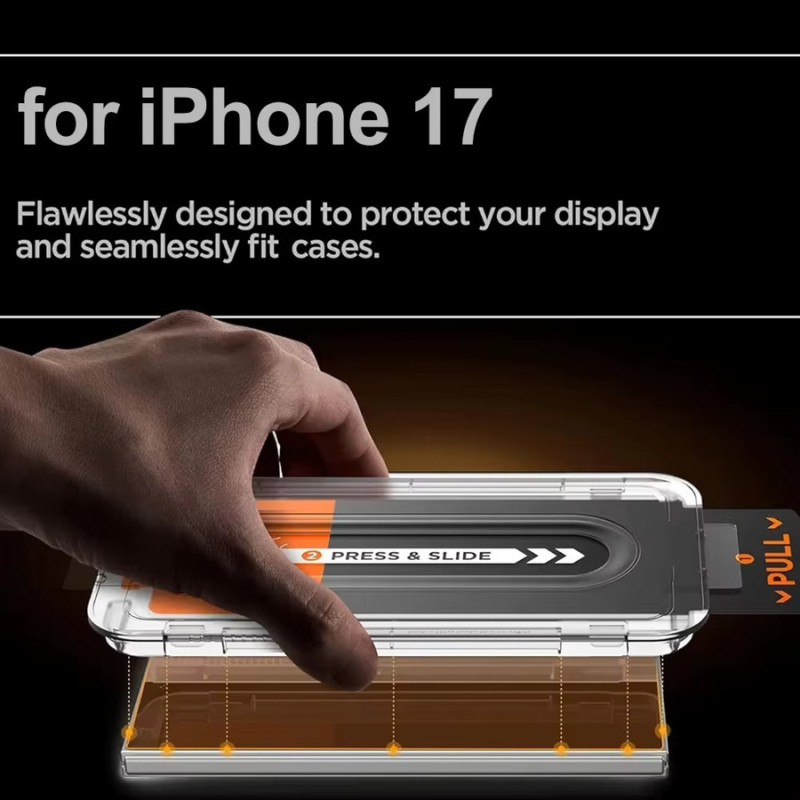 NNBILI Sichtschutz Displayschutzfolie aus gehärtetem Glas für iPhone 17, iPhone 17 Pro und iPhone 17 Pro Max mit automatischer Ausrichtung, transparent - Bild 2