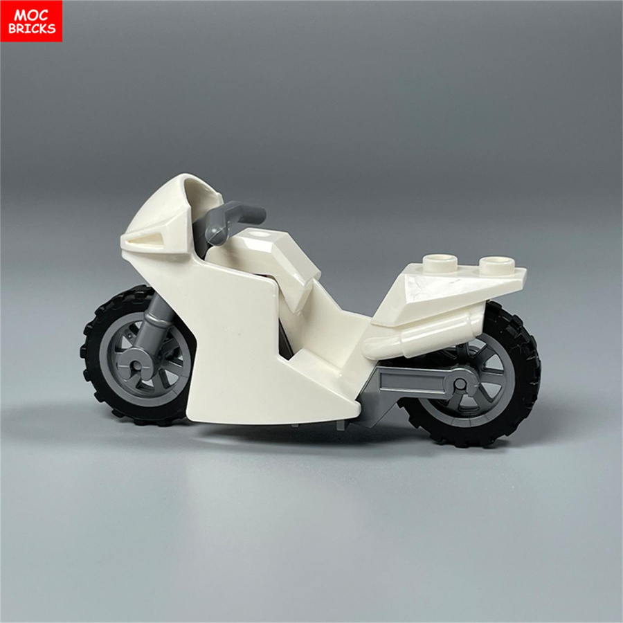 Yiran toy Motorrad Rennen Bausteine Set mit Figuren und Zubehör 6–12 Jahre - Bild 1