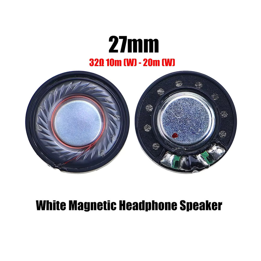 ChengHaoRan 2er-Set Hifi-Kopfhörer-Lautsprecher Treiber mit 32 Ohm und magnetischer Rauschunterdrückung in Schwarz - Bild 3