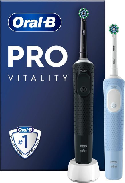 Oral-B Vitality Pro D103 Duo Elektrische Zahnbürste, Black/Blue - Bild 3