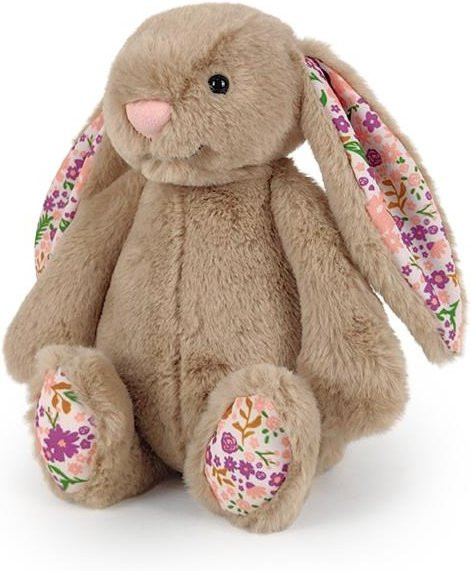 Wucifang Bags Osterhase Plüschtier, braun, mit Frühlingsblumen - Bild 1