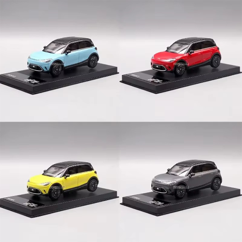 Welly Smart 1 SUV New Energy, Modellauto, Maßstab 1:43, Blau, Metall - Bild 3