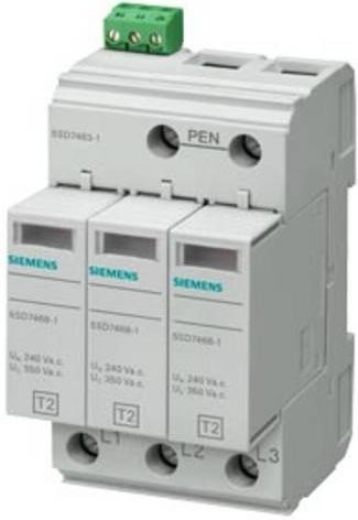Siemens Überspannungsschutz-Ableiter 5SD7463-1 in Grau mit 40 kA - Bild 1