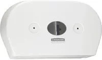 Kimberly Clark Aquarius Toilettenpapierspender in Weiß, Wandmontage, Abgedeckt - Bild 1