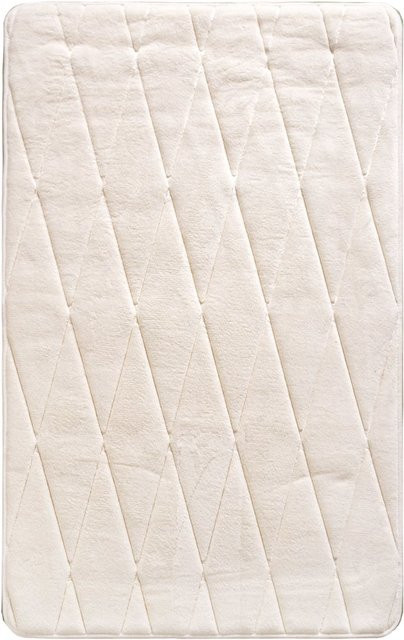 Teppich Colby in Creme/Beige, geometrisches Design, rutschfest und waschbar, Breite: 60 cm, Länge: 100 cm - Bild 1