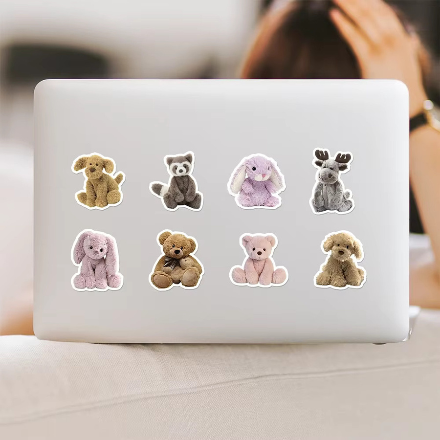 GOGOTU Teddybär Puppe Aufkleber, 50-teiliges Set - Bild 1