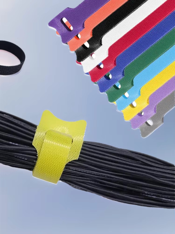 100 MillioFang Lösbare Kabelbinder aus Nylon in Schwarz, 10 cm - Bild 4