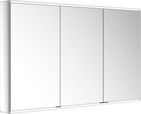 Keuco Spiegelschrank Royal Modular 2.0 mit 3 Türen und 2 Schubladen, Weiß/Silber, B/H/T: 150 x 90 x 16 cm, mit LED-Beleuchtung und Touch Sensorik - Bild 1