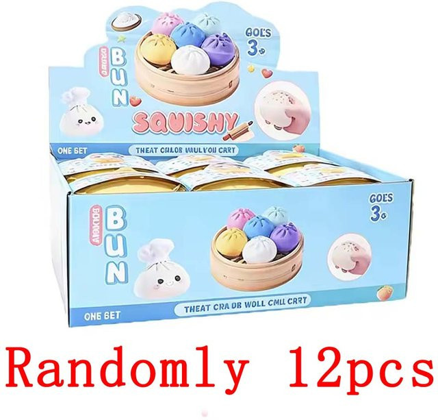 BC Pet Supplies Regenbogen-Knödel-Squishies, Sensorisches Quetschspielzeug - Bild 1
