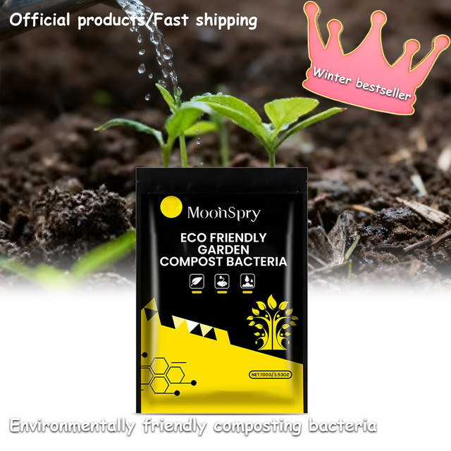MOONSPRY Organic Pflanzenpulver zur Kompostierung und zum Wurzel- und Ernteschutz - Bild 1