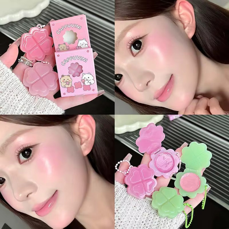 Cappuvini Multi-Use Vitality Juicy Blush Cream, Lippen- und Wangen-Tint, Glänzend - Bild 3
