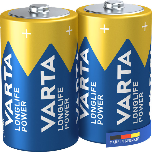 Varta Longlife Power D Mono Alkaline Batterien 1,5V 2er Pack - Bild 7