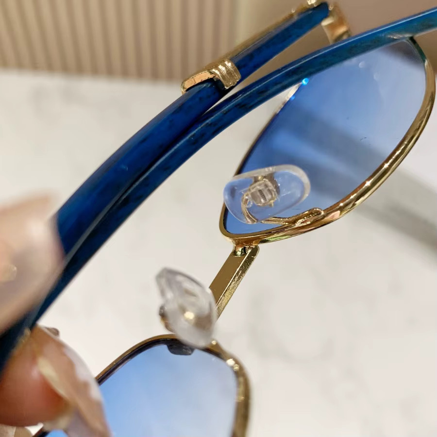 RELEN Sonnenbrille Damen, Metall, Vollrand, Vintage - Bild 2