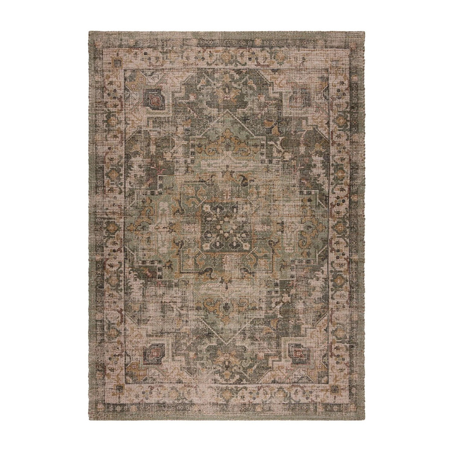 Flair Rugs Kurzflorteppich Selena in Rosa-Grün, B: 160 cm, T: 230 cm - Bild 2