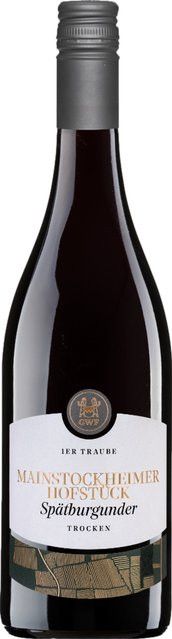 Mainstockheimer Hofstück Spätburgunder Rotwein, Pinot Noir, Franken, trocken, 2022, 0,75 l - Bild 1