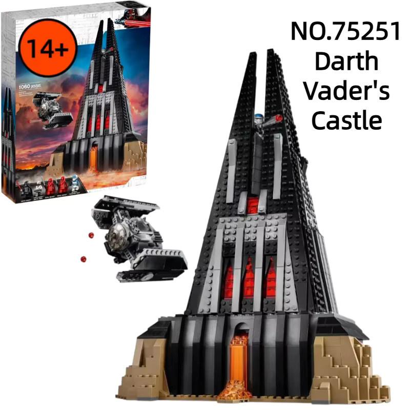 Hot Toys Star Wars Darth Vader Schloss, Baustein-Modell, 1090 Teile, ab 14 Jahren - Bild 2