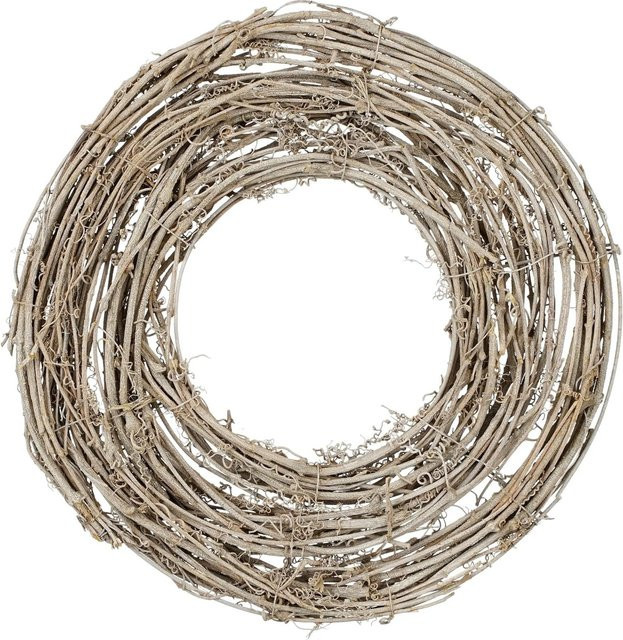 Mica Decorations Weidenkranz in Hellbraun, Durchmesser: 35 cm, Tiefe: 3 cm - Bild 1