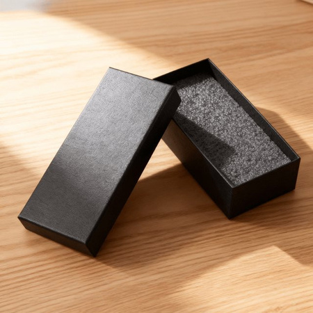JBAILI Uhrenbox, Leder, Schwarz, Unisex