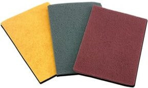 Norton Schleifvliesstreifen Handpads F2801 Mikrofein A, B/H: 15 x 23 cm - Bild 1
