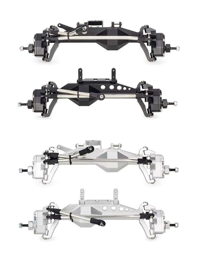 MALOM RC Aluminium 4WS Offset-Portalachssatz mit Servohalterung, 1:10, Zubehör - Bild 5